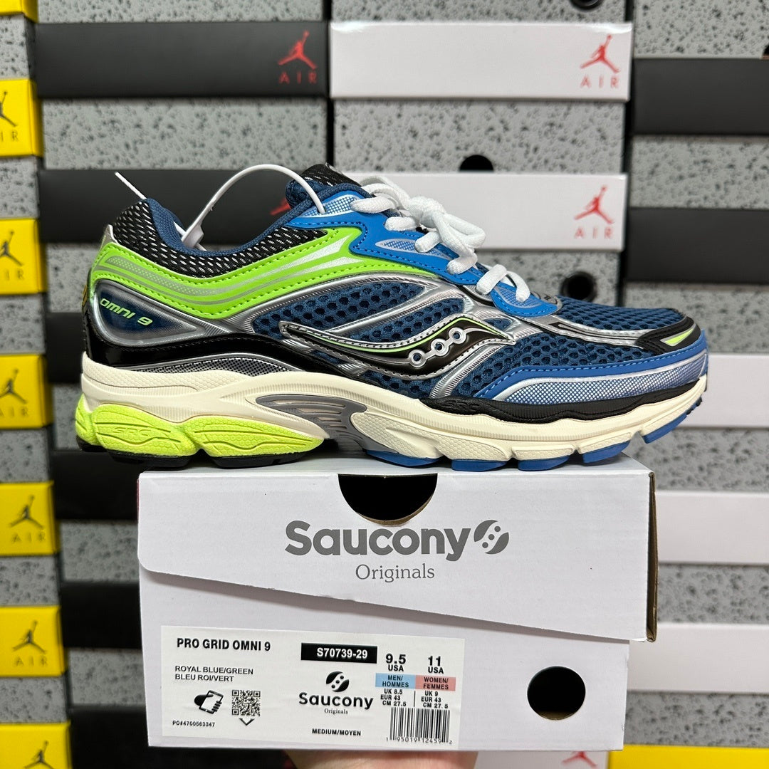 Saucony Omni 9 blue / yellow