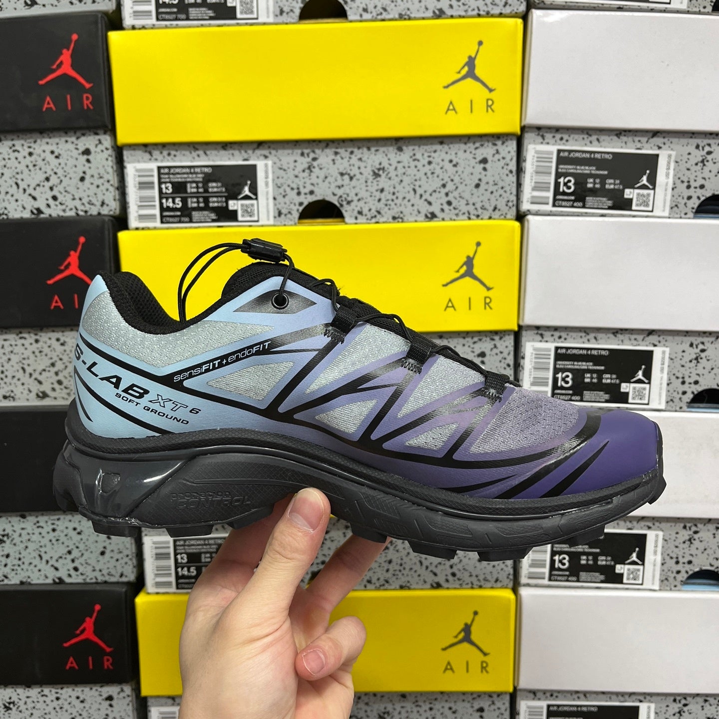 Salomon XT-6 violette et bleu