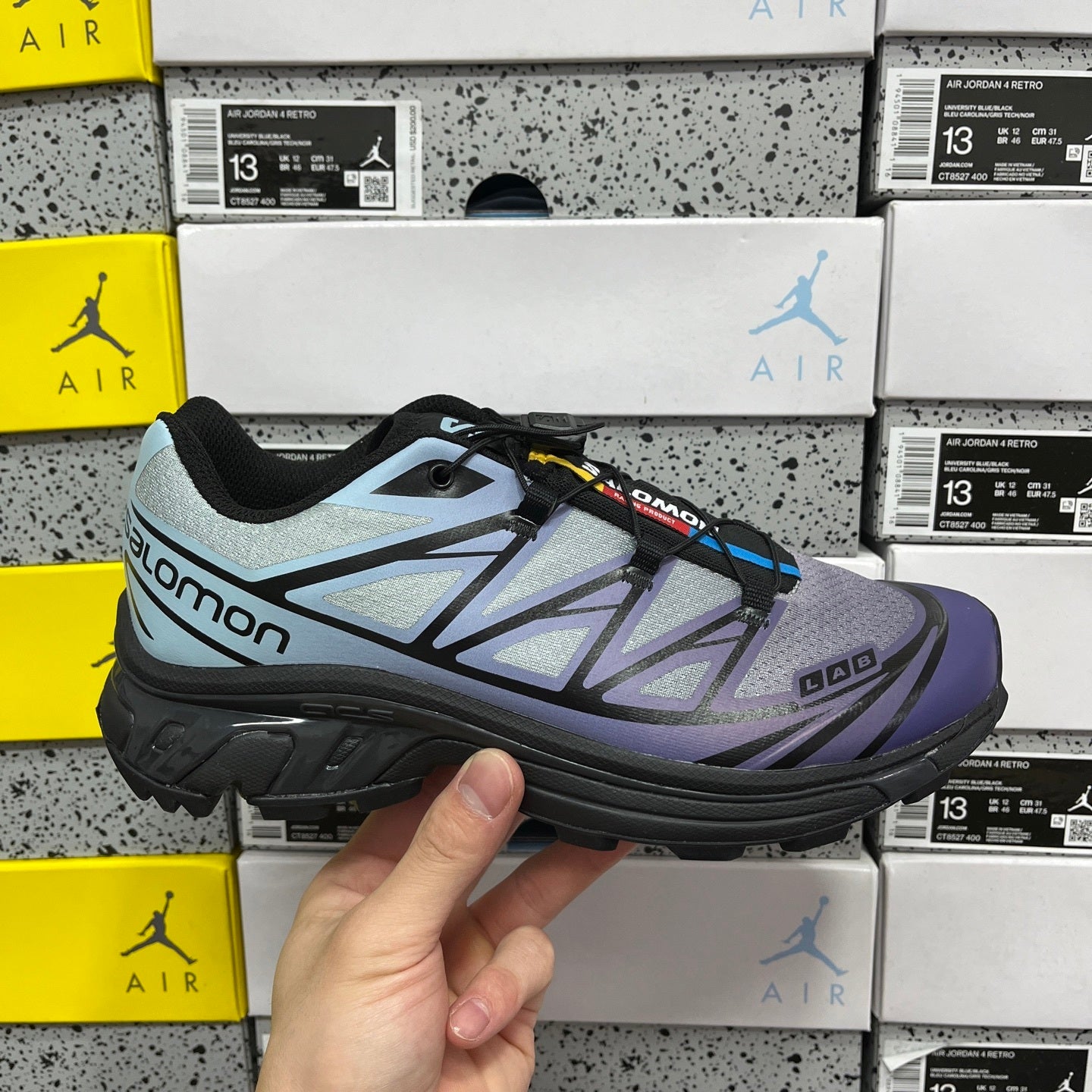 Salomon XT-6 violette et bleu
